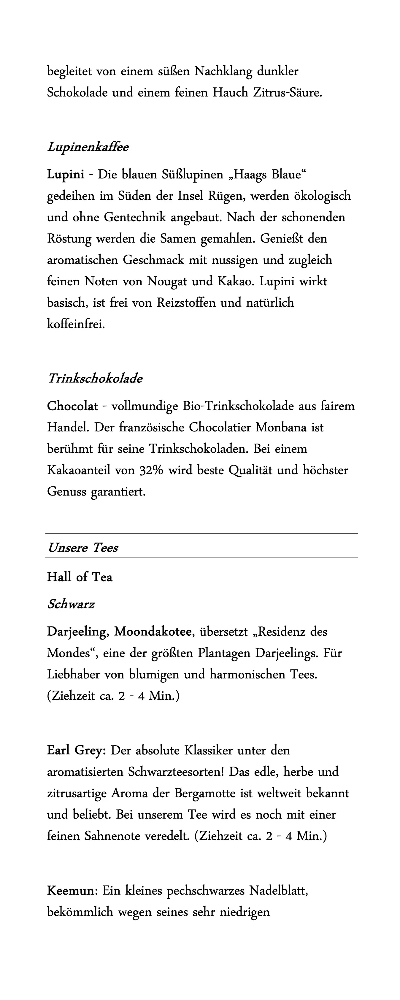 Getränkekarte – Seite 9 von 14